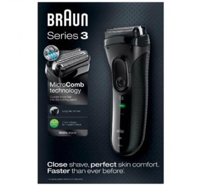 Braun Електробритва Braun Series 3 3020 Black