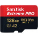SanDisk Карта пам'яті SanDisk 128 GB microSDXC UHS-I U3 Extreme Pro+SD Adapter (SDSQXCD-128G-GN6MA)