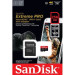 SanDisk Карта пам'яті SanDisk 256 GB microSDXC UHS-I U3 Extreme Pro+SD Adapter (SDSQXCD-256G-GN6MA)