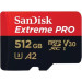 SanDisk Карта пам'яті SanDisk 512 GB microSDXC UHS-I U3 Extreme Pro+SD Adapter (SDSQXCD-512G-GN6MA)