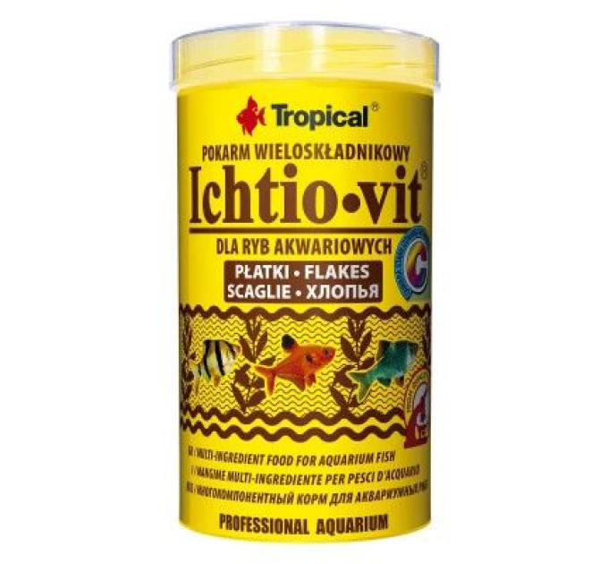Tropical Корм для риб Tropical Ichtio-vit у пластівцях 500 мл (5900469770054)