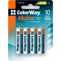 ColorWay Батарейка ColorWay AA LR6 Alkaline Power (лужні) *4 blister (CW-BALR06-4BL)