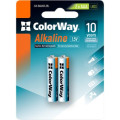 ColorWay Батарейка ColorWay AAA LR03 Alkaline Power (лужні) * 2 blister (CW-BALR03-2BL)