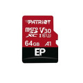 Patriot Карта пам'яті Patriot 64GB microSD class 10 UHS-I U3 V30 A1 (PEF64GEP31MCX)
