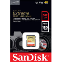 Карта пам'яті SanDisk 512GB SD class 10 UHS-I U3 V30 Extreme (SDSDXVV-512G-GNCIN)