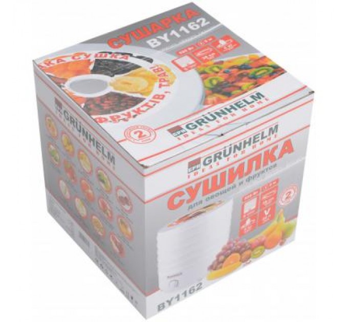Grunhelm Сушка для овочів та фруктів Grunhelm BY 1162 (BY1162)