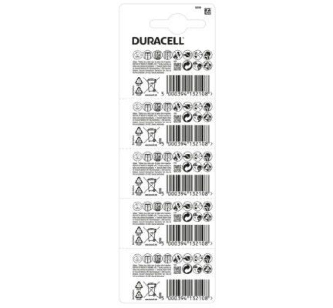 Duracell Батарейка CR 2016 / DL 2016 * 5 Duracell (5010979)