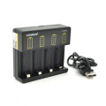Liitokala Зарядний пристрій для акумуляторів Liitokala 4 Slots, for Li-ion 3,7V accumulator, supply 5V/2A (Lii-16340)