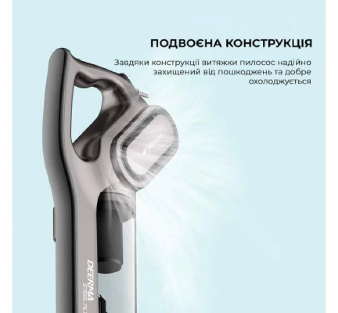 Deerma Пилосос Deerma Stick Vacuum Cleaner Cord Gray (DX700S)