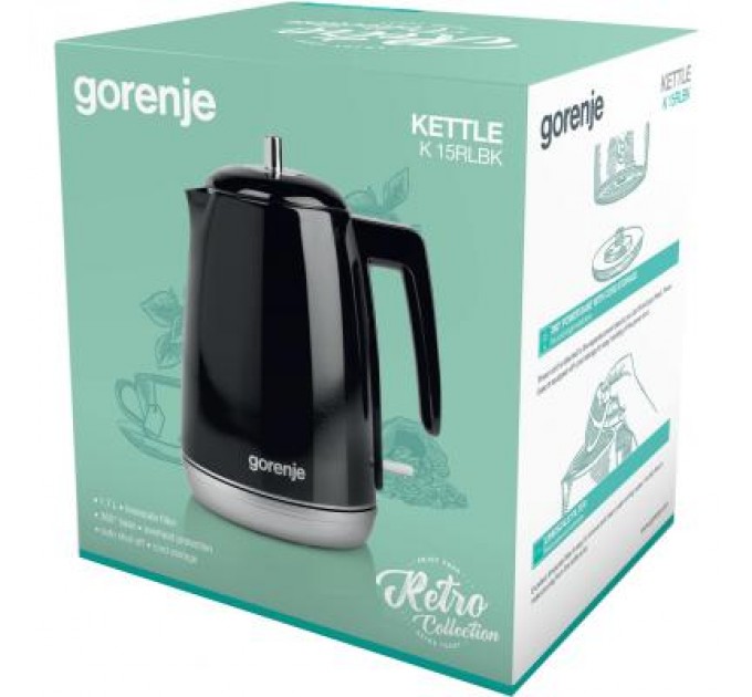 Gorenje Електрочайник Gorenje K15RLBK