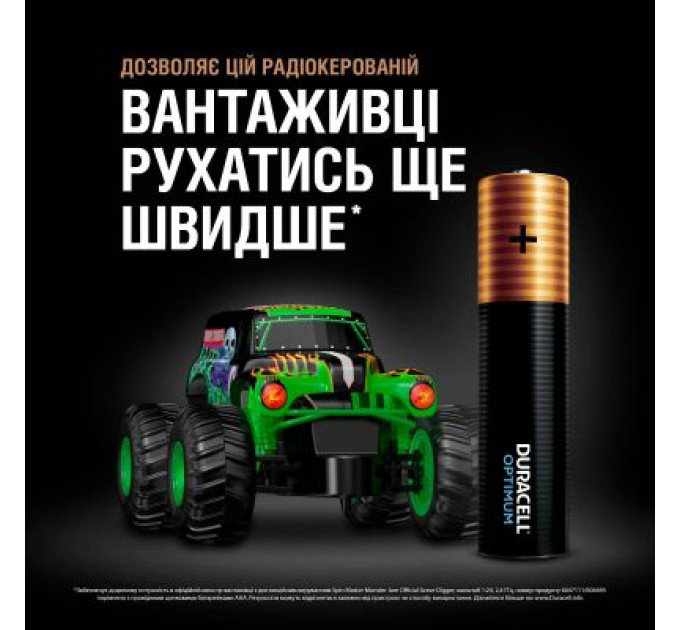 Duracell Батарейка Duracell Optimum AAA лужні 8 шт. в упаковці (5015602)