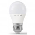TITANUM Лампочка TITANUM G45 6W E27 4100K 220V (TLG4506274)
