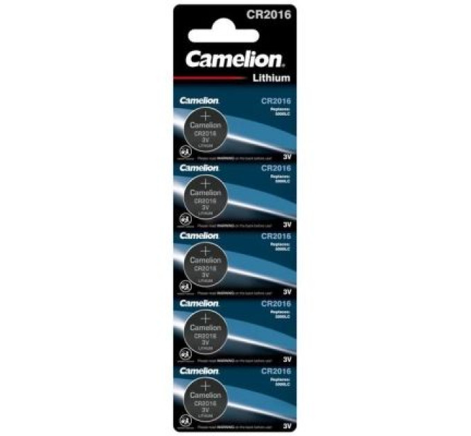 Camelion Батарейка Camelion CR 2016 Lithium * 5 (CR2016-BP5)