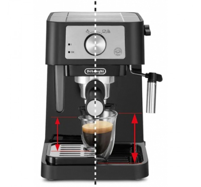 DeLonghi Ріжкова кавоварка еспресо DeLonghi EC260BK