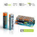 ColorWay Батарейка ColorWay AA LR6 Alkaline Power (лужні) * 40 colour box (CW-BALR06-40CB)