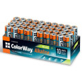 ColorWay Батарейка ColorWay AA LR6 Alkaline Power (лужні) * 40 colour box (CW-BALR06-40CB)
