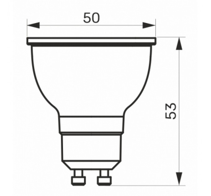 TITANUM Лампочка TITANUM LED MR16 6W GU10 4100K (TLMR1606104)