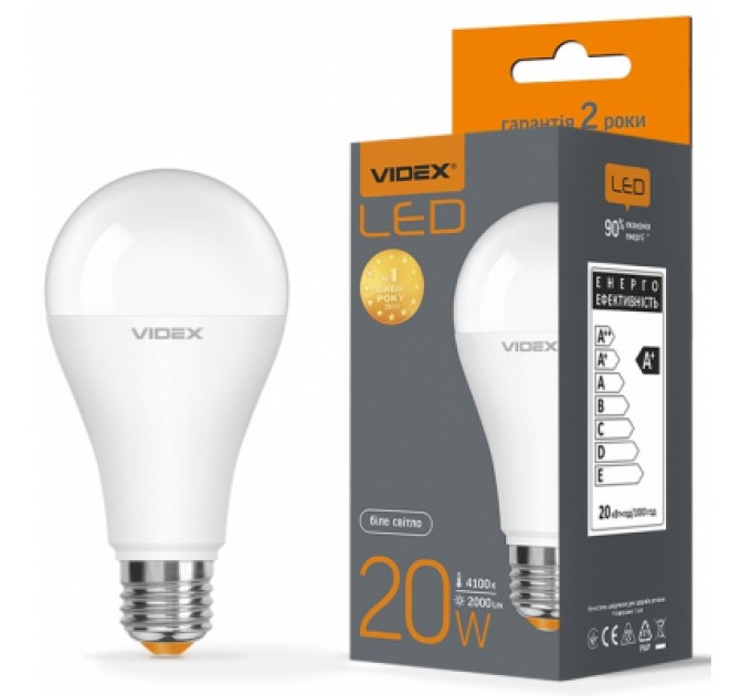 Лампочка TITANUM LED A65e 20W E27 4100K (VL-A65e-20274)