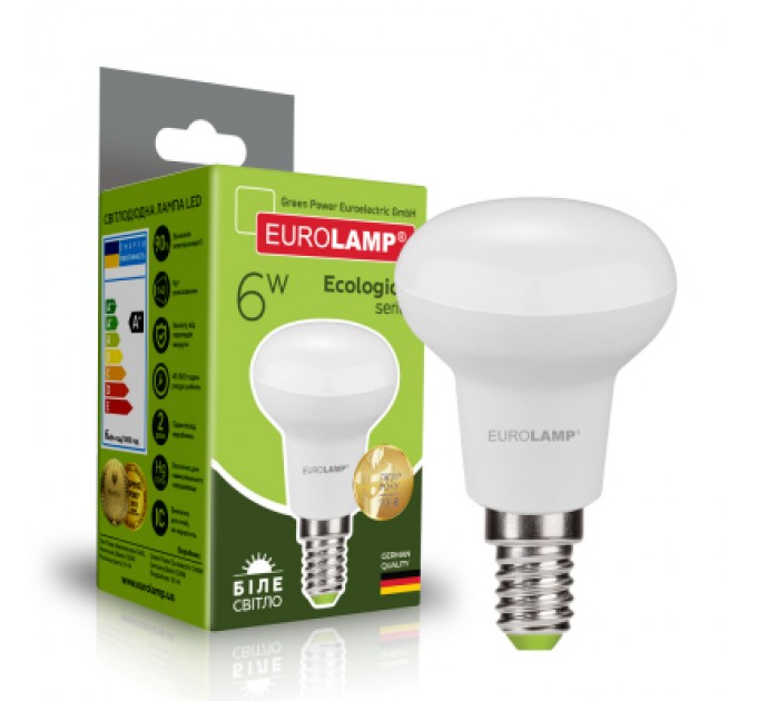 Eurolamp Лампочка Eurolamp LED R50 6W E14 4000K 220V (LED-R50-06144(P))