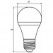 Eurolamp Лампочка Eurolamp LED A60 12W E27 4000K 220V (MLP-LED-A60-12274(E))