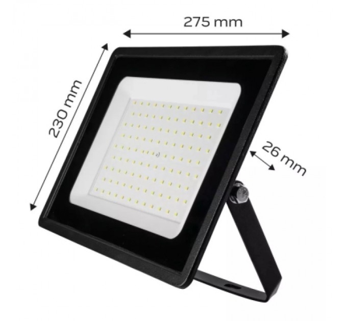 Neo Tools Прожектор Neo Tools алюміній, 220 В, 100Вт, 8000 люмен, SMD LED, кабель 0.3 м бе (99-054)