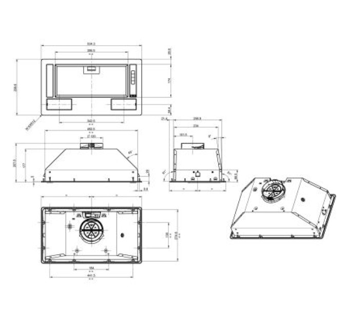 Gorenje Витяжка кухонна Gorenje BHI611ES