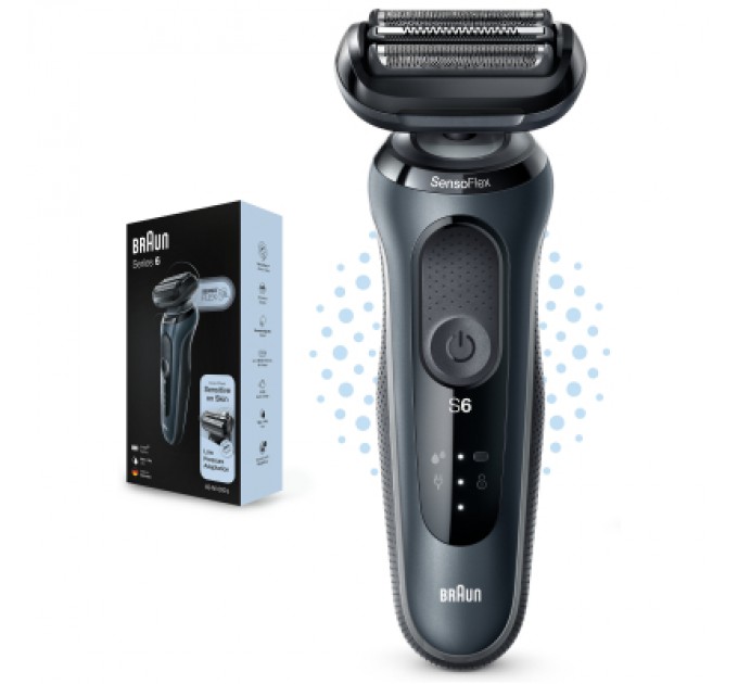 Braun Електробритва Braun Series 6 61-N1000s BLACK / BLACK