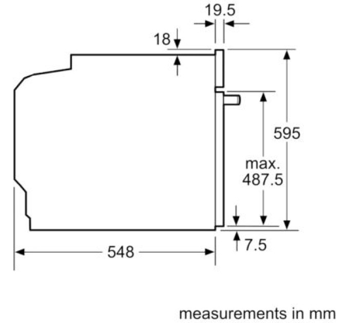 Bosch Духова шафа Bosch HBG7361B1