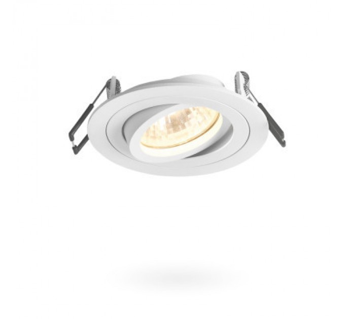 Videx Світильник точковий Videx під лампу GU10 врізний Круглий Білий (VL-SPF08R-W)