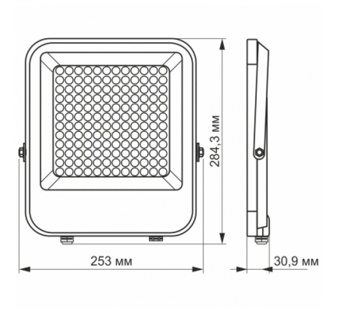 Videx Прожектор Videx LED PREMIUM VIDEX F2 100W 5000K (VL-F2-1005G)