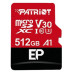 Patriot Карта пам'яті Patriot 512GB microSD class 10 UHS-I U3 (PEF512GEP31MCX)