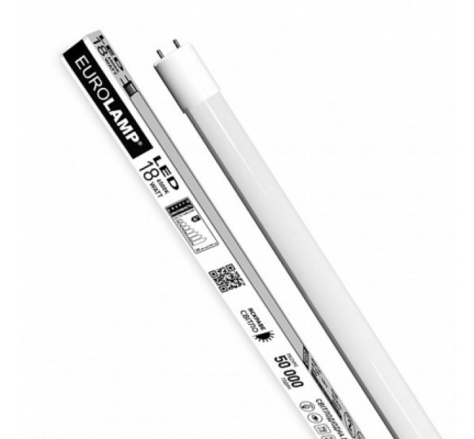 Eurolamp Лампочка Eurolamp T8 скло 18W 6500K 140lm/W (LED-T8-18W/6500(140lm/W))