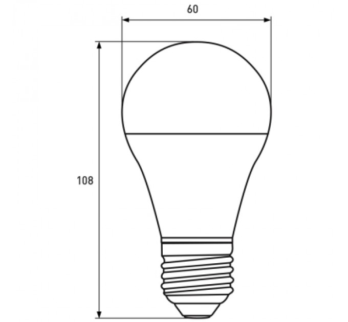 Лампочка Eurolamp LED A60 7W E27 4000K 220V акция 1+1 (MLP-LED-A60-07274(E))