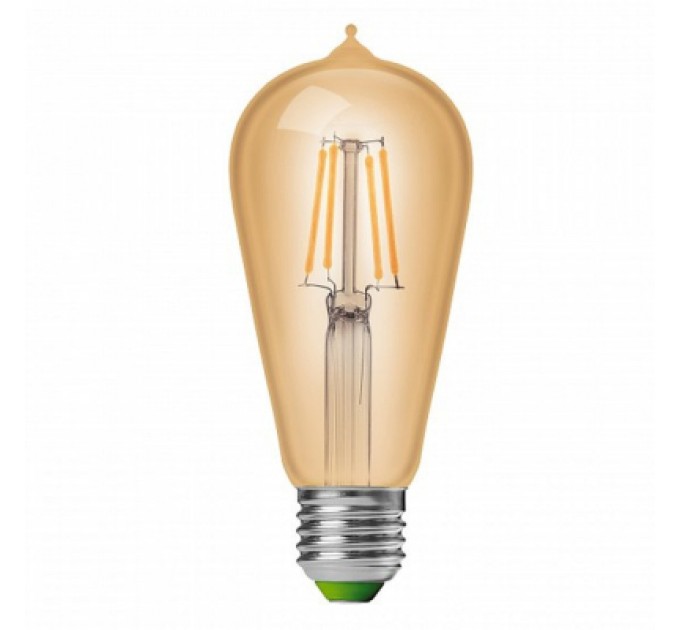 Eurolamp Лампочка Eurolamp ST64 7W E27 2700K (MLP-LED-ST64-07273(Amber))