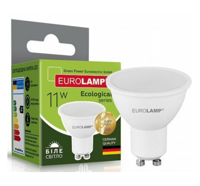 Eurolamp Лампочка Eurolamp LED SMD MR16 11W GU10 4000K 220V (LED-SMD-11104(P))