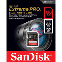 Карта пам'яті SanDisk 128GB SD class 10 Extreme PRO (SDSDXEP-128G-GN4IN)