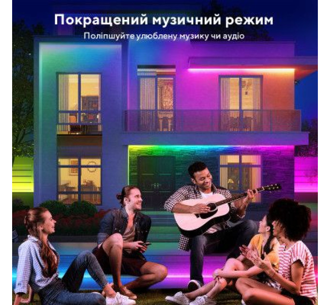Govee Світлодіодна стрічка Govee Phantasy Outdoor LED RGBIC Strip Lights 10м Білий (H61723D1)