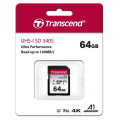 Transcend Карта пам'яті Transcend 64GB SD class 10 UHS-I U3 4K (TS64GSDC340S)