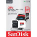SanDisk Карта пам'яті SanDisk 256GB microSDXC class 10 UHS-I Ultra (SDSQUAC-256G-GN6MA)