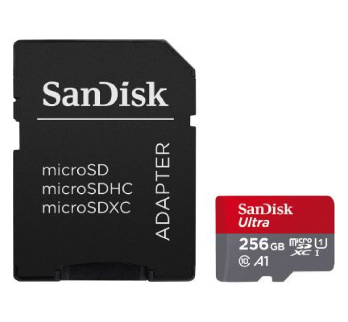 SanDisk Карта пам'яті SanDisk 256GB microSDXC class 10 UHS-I Ultra (SDSQUAC-256G-GN6MA)