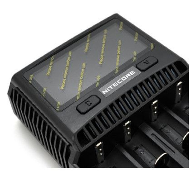 Nitecore Зарядний пристрій для акумуляторів Nitecore SC4 (4 channels, LCD, Li-ion, Ni-MH, Ni-Cd, AA(R6), ААA(R03), AAAA, С(R14), 3A) (NITD4LCDSC4)