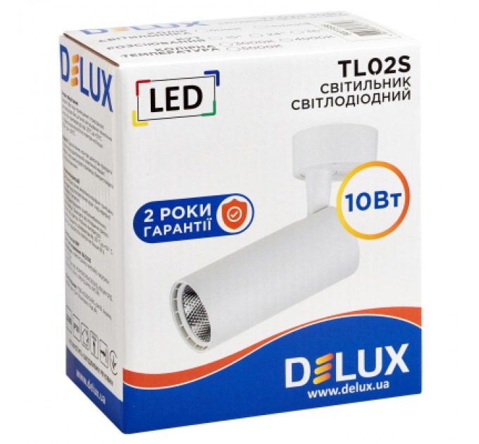 Спот Delux TL02S 10 Вт 4000K (90015886)