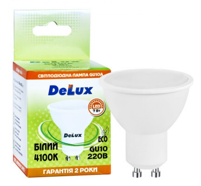 Delux Лампочка Delux GU10A 7Вт 4100K 12В (90021253)