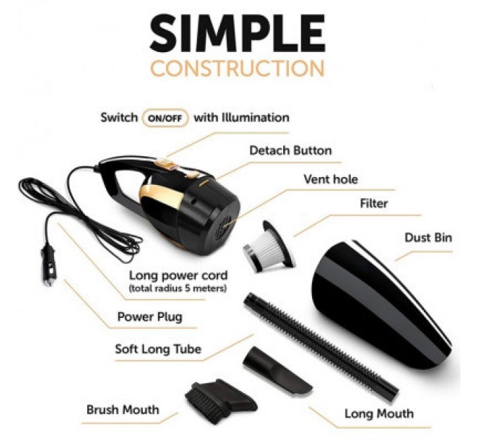 Пилосос Aspiring Dust 2 Battery and Cord, 6 kPa