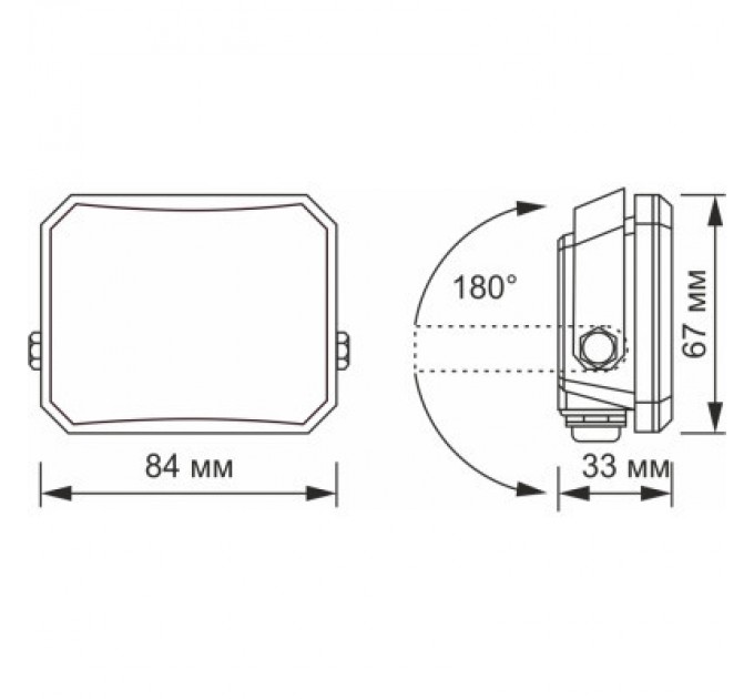 Прожектор Videx VLE-F3-0105B