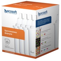 Картридж для фільтра глечика Ecosoft К-т Картриджів для глечиків універсальний (3+1 ш (CRVKAB4ECO)