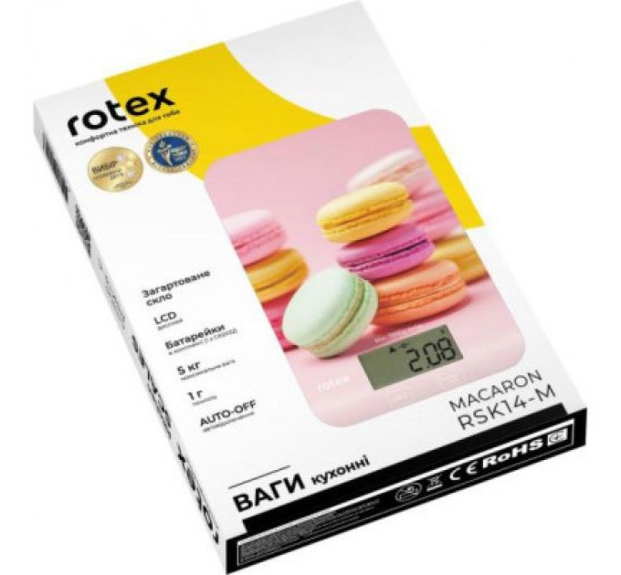 Rotex Ваги кухонні Rotex RSK14-M macaron