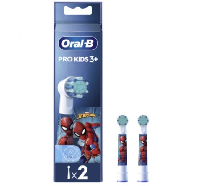 Насадка для зубної щітки Oral-B Kids Людина-павук, 2 шт (8006540805008)