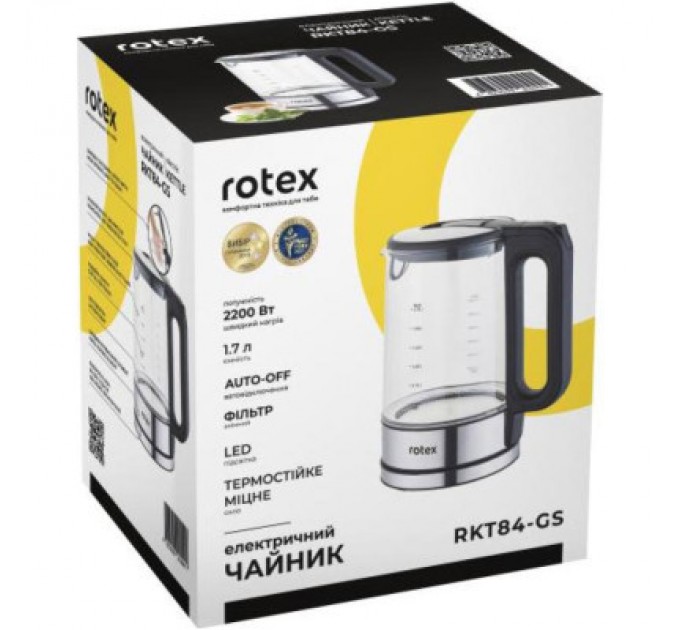 Rotex Електрочайник Rotex RKT84-GS