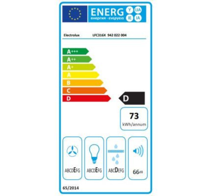 Electrolux Витяжка кухонна Electrolux LFC316X